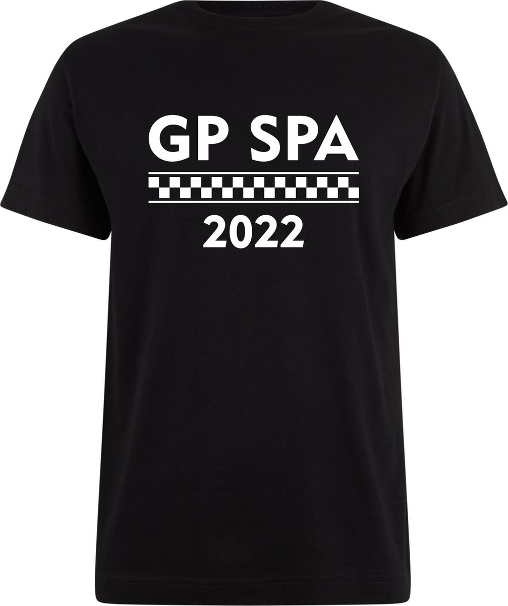 T-shirt GP Spa 2022 | Max Verstappen / Red Bull Racing / Formule 1 fan | Grand Prix Circuit Spa-Francorchamps | kleding shirt | Zwart | maat L